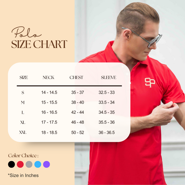 Steven Paul Men’s Polo Shirt – Wrinkle-Free Comfort, Everyday Confidence