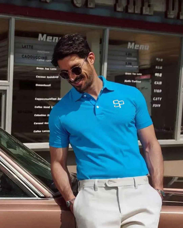 Ultra Luxury Wrinkle Resistant Moister Wick Technology Polo Shirt for All Ocasions Business Casual Sport