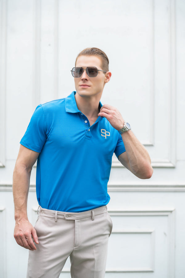 Ultra Luxury Wrinkle Resistant Moister Wick Technology Polo Shirt for All Ocasions Business Casual Sport