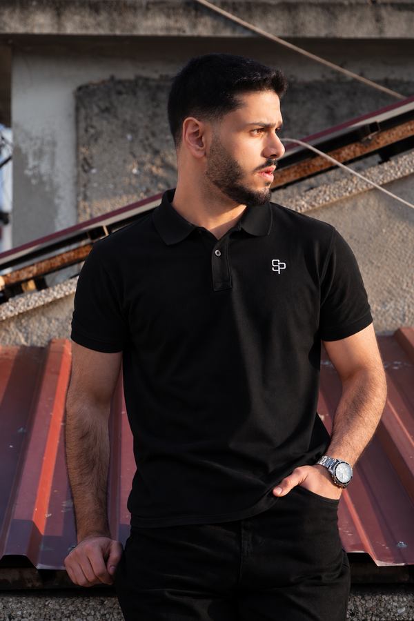 Steven Paul Men’s Classic Polo Shirt – CVC Piqué Comfort, Minimalist Style